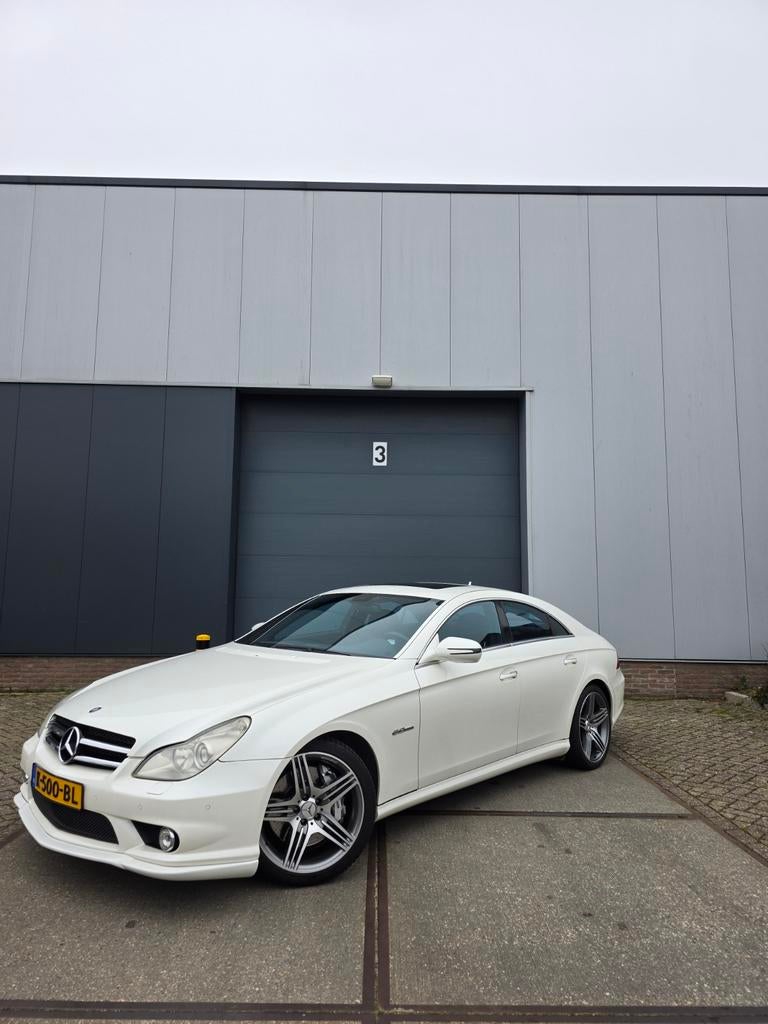 Mercedes-Benz CLS 63 AMG 6.2 V8 – 514 PK – Facelift, Automaat, Achterwielaandrijving, Wit, CLS