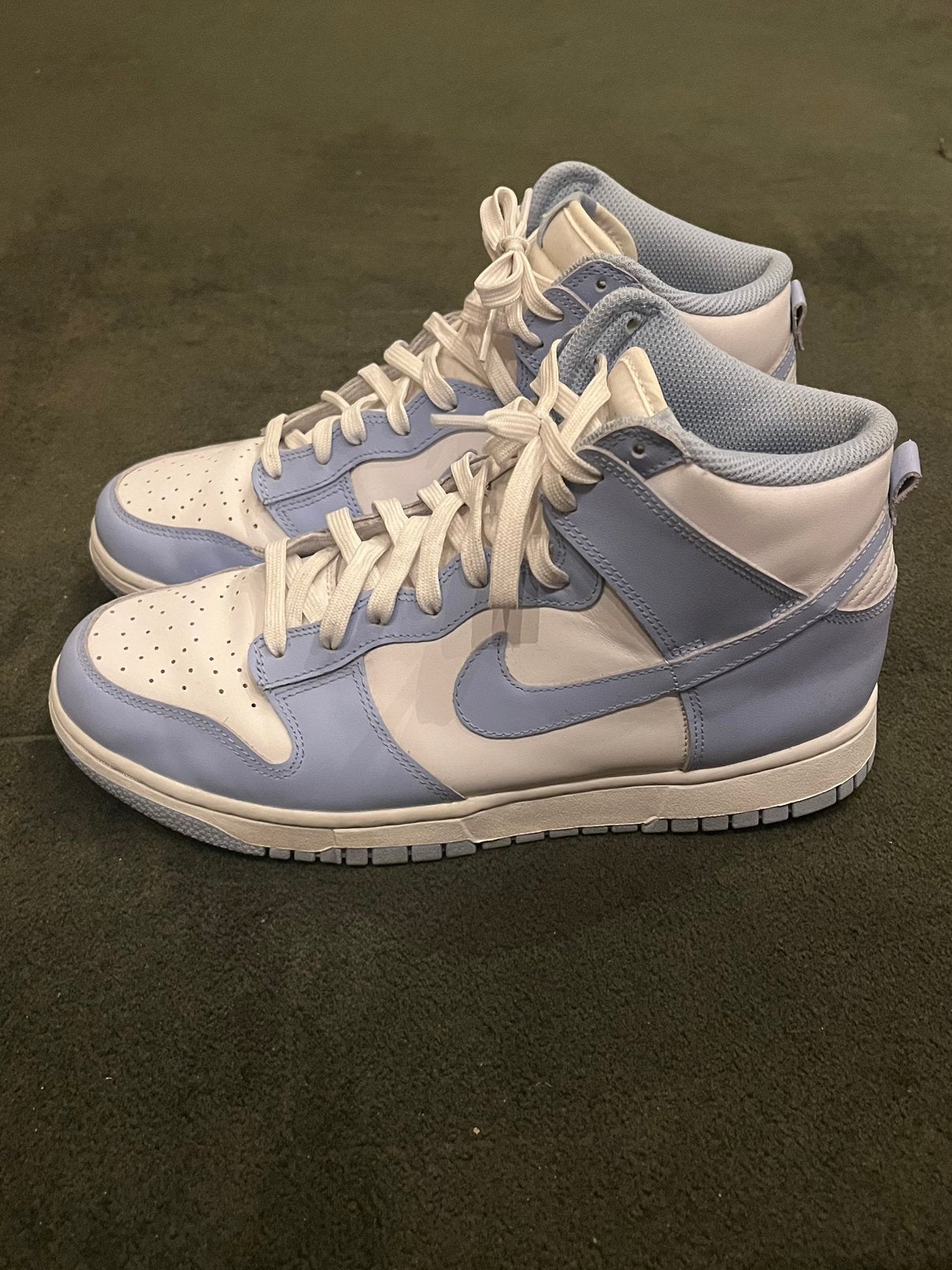Nike Dunk High Aluminum 42,5, Ophalen of Verzenden, Zo goed als nieuw, Blauw, Sneakers of Gympen