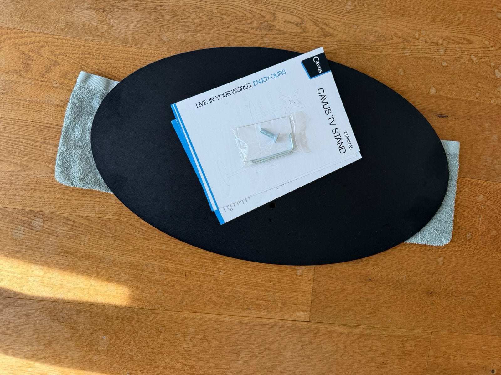 Cavus Ellips voet zwart 68x40 nieuw, Ophalen, Nieuw