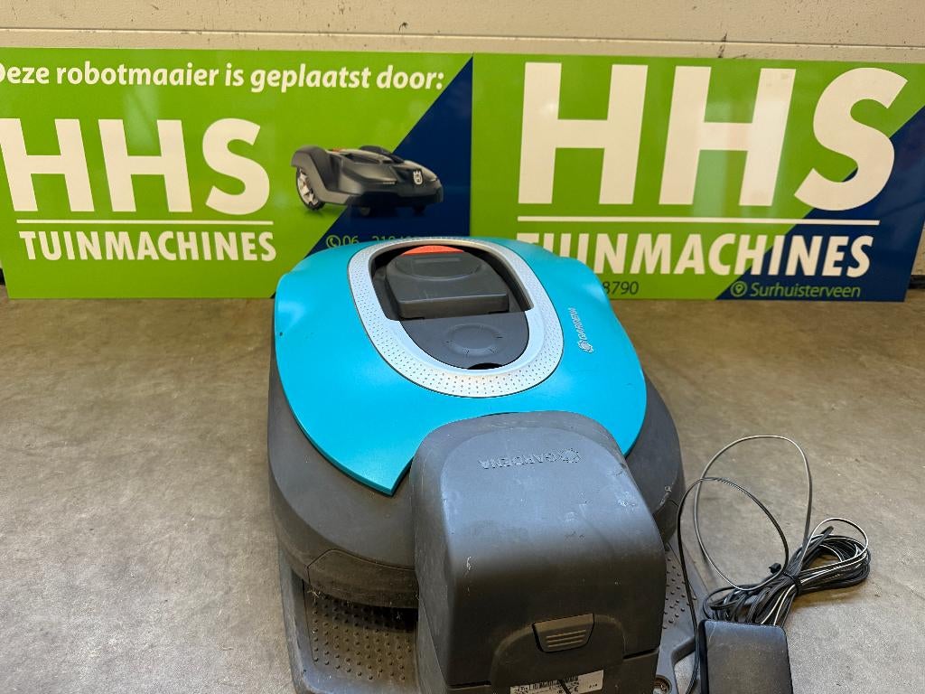 Gardena robotmaaier voor 1000 m2 500 euro, Tuin en Terras, Grasmaaiers, Gebruikt, 50 cm of meer, Ophalen of Verzenden