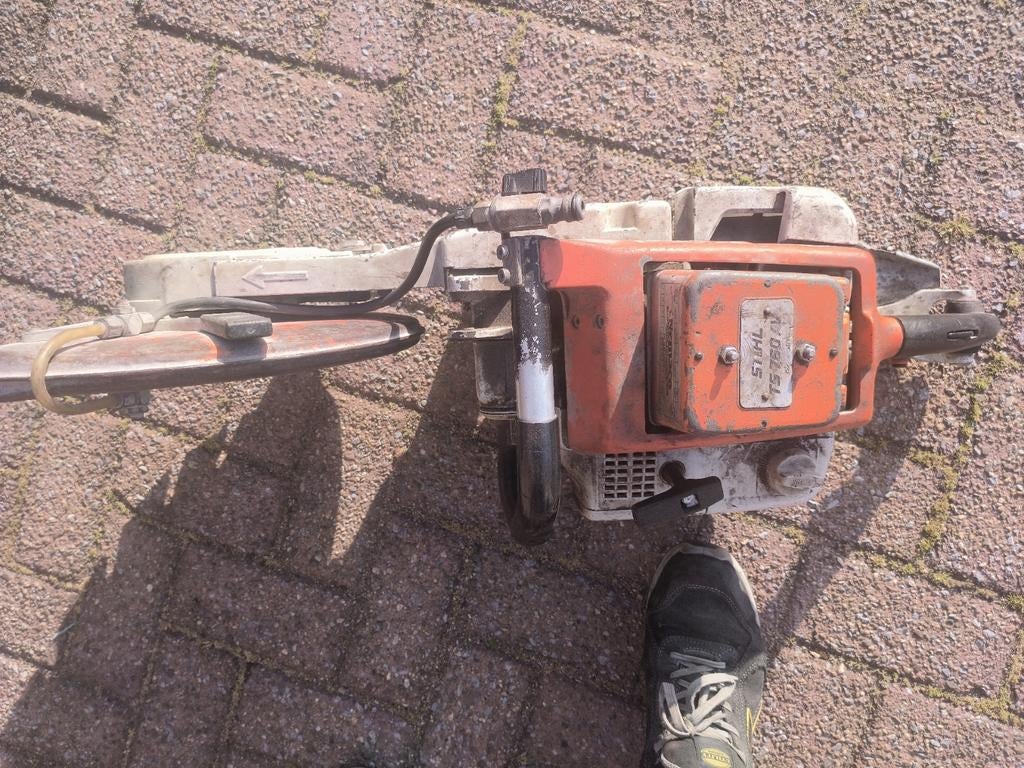 Stihl TS 760 AV doorslijper - Werkt goed, Ophalen of Verzenden, Gebruikt, Overige typen, Stihl
