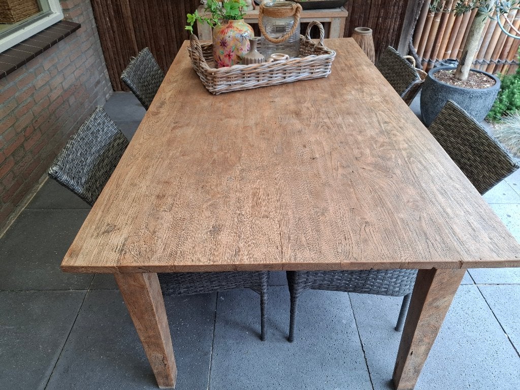 Eettafel, Huis en Inrichting, Tafels | Eettafels, Ophalen, Rechthoekig, 200 cm of meer, 50 tot 100 cm