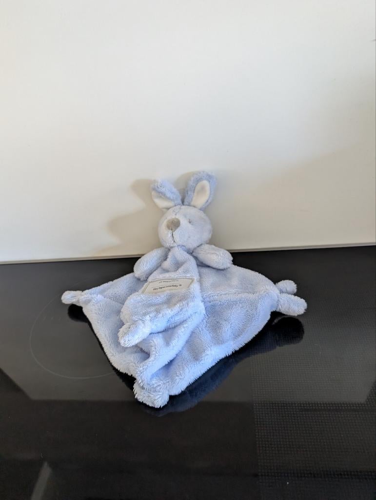 Knuffel V.I.B. Konijn blauw, Ophalen of Verzenden, Zo goed als nieuw, Konijn