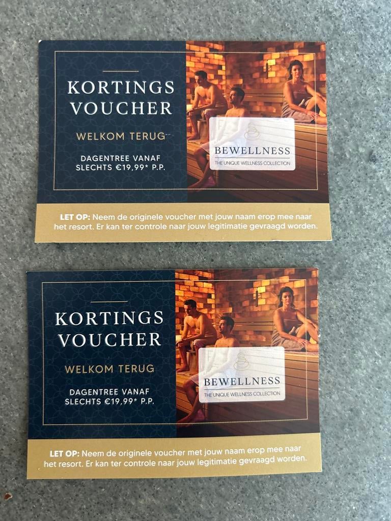 Sauna kortingsbon, Twee personen, Kortingsbon, Spa of Sauna