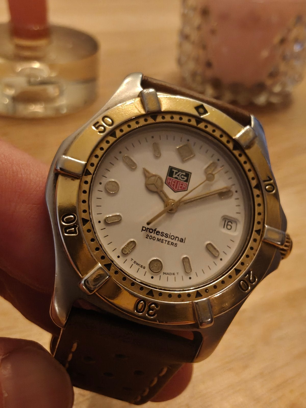 TAG Heuer Professional 200M - WE 1122-R (Waterdicht getest), Staal, Polshorloge, Ophalen of Verzenden, TAG Heuer