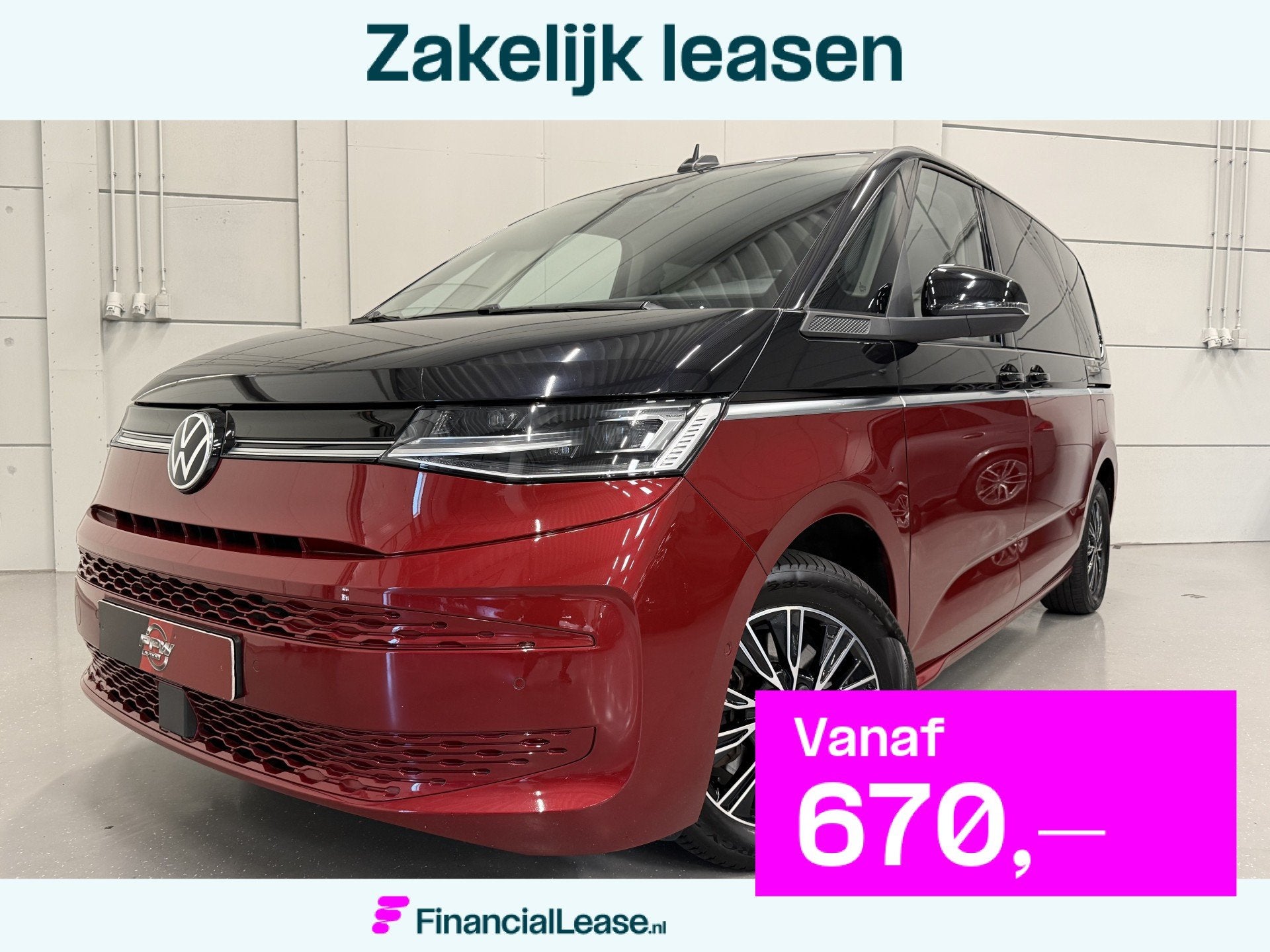 Volkswagen Multivan 1.4 eHybrid Life 7p. PANO/TREKHAAK/SOH 9, Stof, Gebruikt, Zwart, Met garantie (alle)