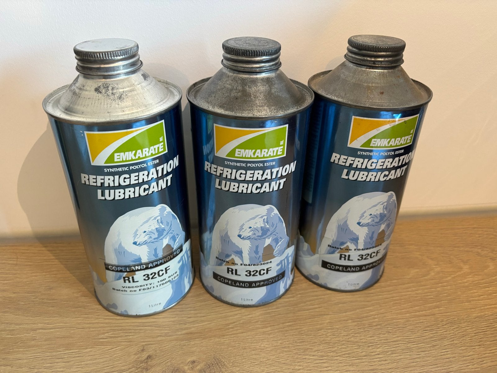 Emkarate RL32CF Koelmiddel Olie - 1 Liter (3 stuks), Ophalen of Verzenden, Nieuw