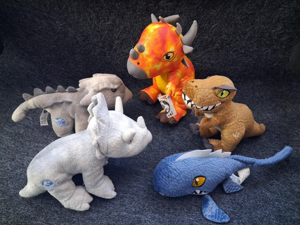 Lot van 5 Jurassic World knuffels, Ophalen, Zo goed als nieuw