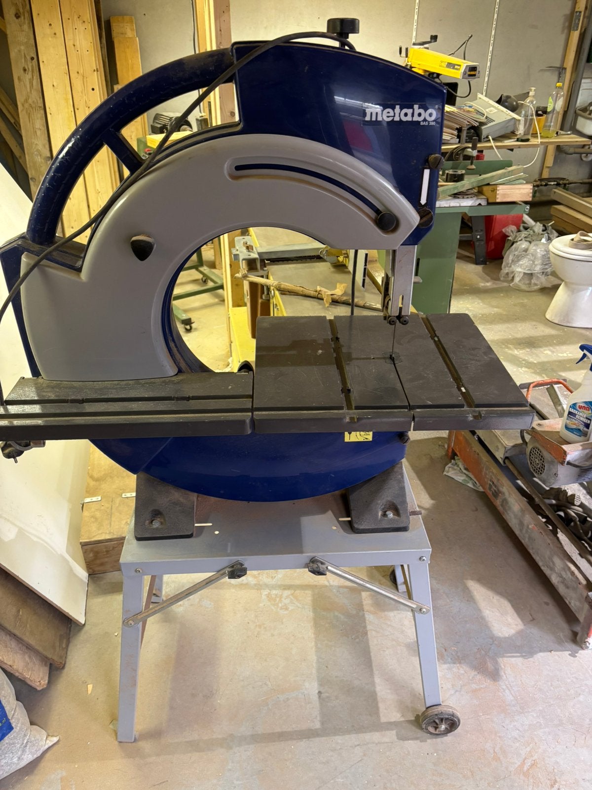 Metabo lintzaag bas 380, Ophalen, Gebruikt, 70 mm of meer, Lintzaag