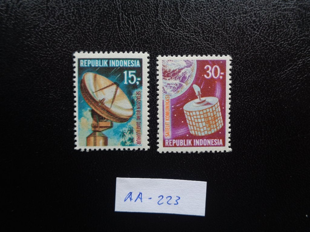 indonesie - satelliet commenicatie / postfris 1989 (aa-223), Ophalen of Verzenden, Postfris, Zuidoost-Azië