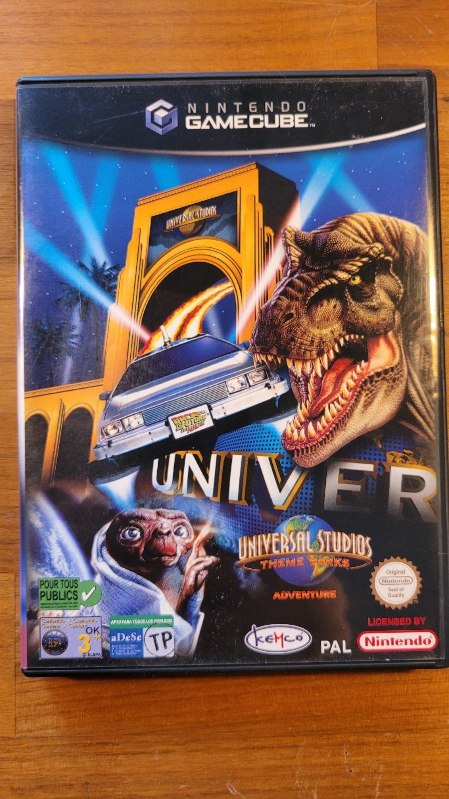 Universal Studios Theme Parks Adventure - Nintendo GameCube, Spelcomputers en Games, Ophalen of Verzenden, Gebruikt, Vanaf 3 jaar