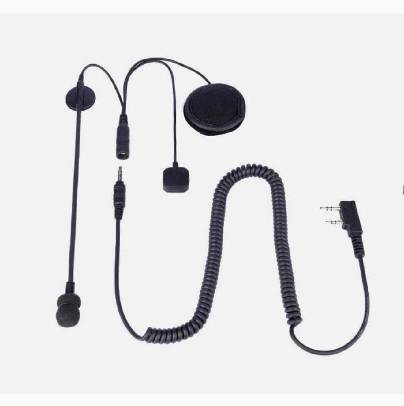 2x MicroAvionics PG HG Headset Kenwood Baofeng headsets ptt, Nieuw, Ophalen of Verzenden, H, H