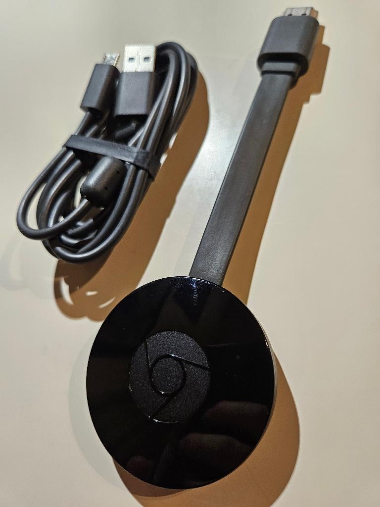 Google Chromecast 2e Generatie, Audio, Tv en Foto, Mediaspelers, Ophalen of Verzenden, Zo goed als nieuw