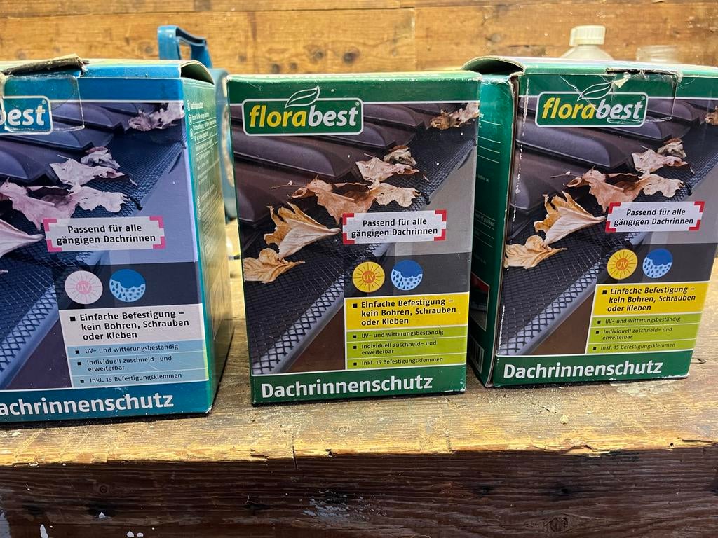 Florabest Regengoot bescherming - Bladvanger voor dakgoot, Ophalen, Zo goed als nieuw