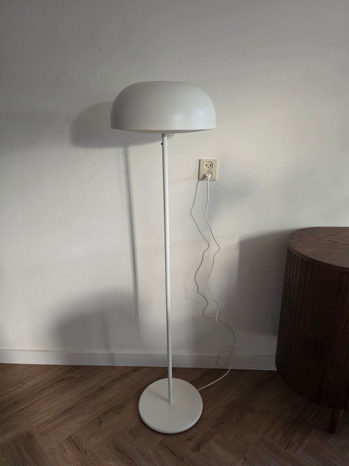 Ikea Nymane vintage lamp mushroom paddenstoel spaceage, 100 tot 150 cm, Ophalen of Verzenden, Zo goed als nieuw, Spaceage