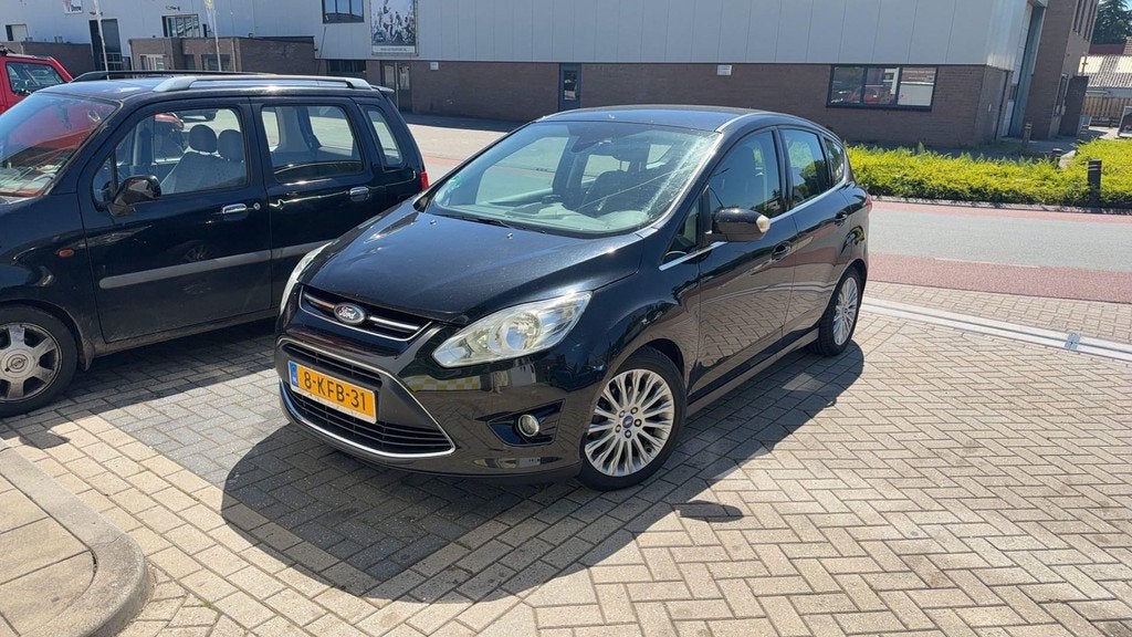 Ford C-Max 1.0 Titanium – Ruim, onderhouden en scherp gepr, Voorwielaandrijving, Euro 5, Gebruikt, Zwart