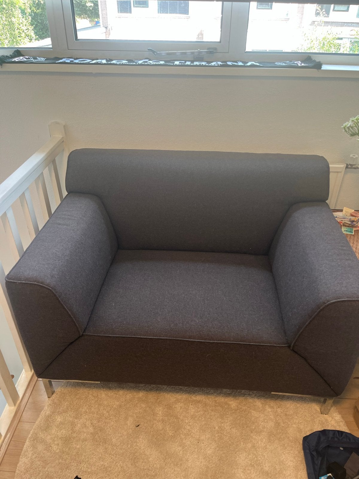 Comfortabele loveseat, Ophalen, Minder dan 75 cm, Zo goed als nieuw, 75 tot 100 cm
