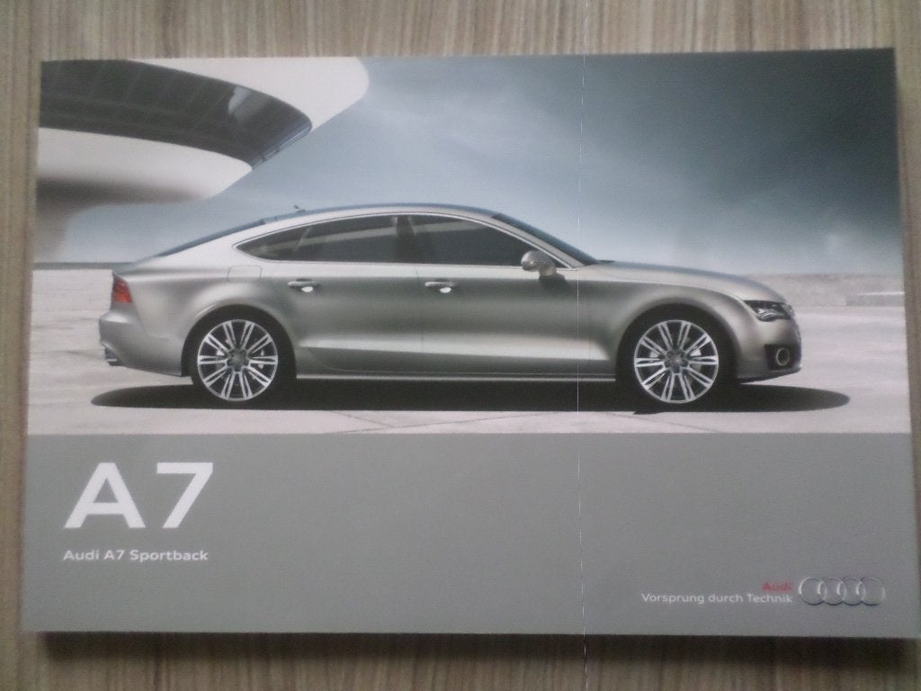 Audi A7 Brochure, Ophalen of Verzenden, Zo goed als nieuw, Audi