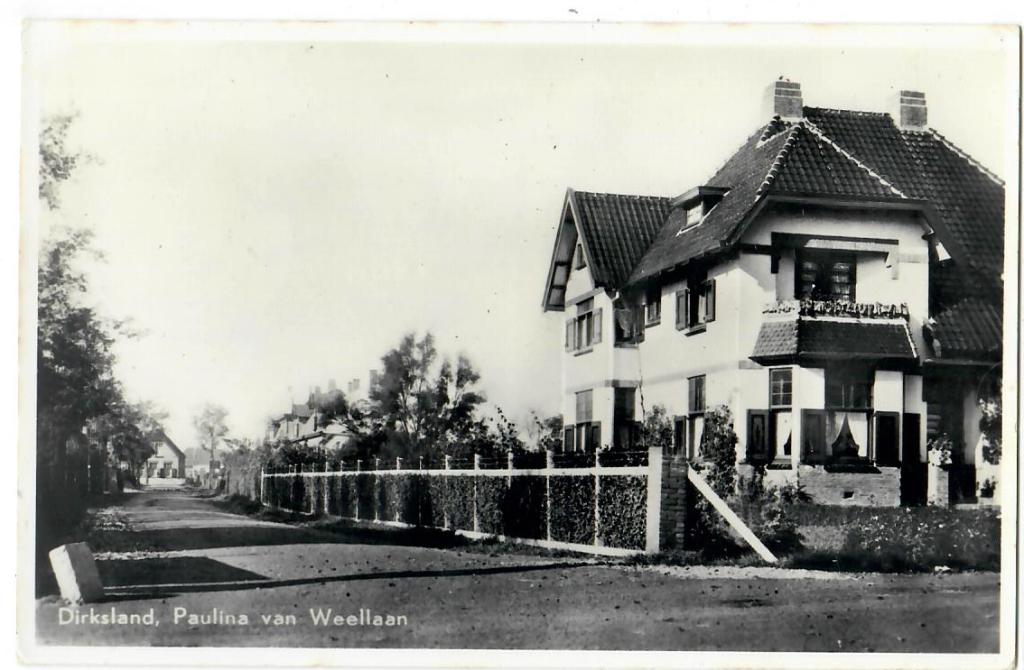 Dirksland - Paulina van Weellaan, Verzamelen, Verzenden, 1940 tot 1960, Gelopen, Zuid-Holland