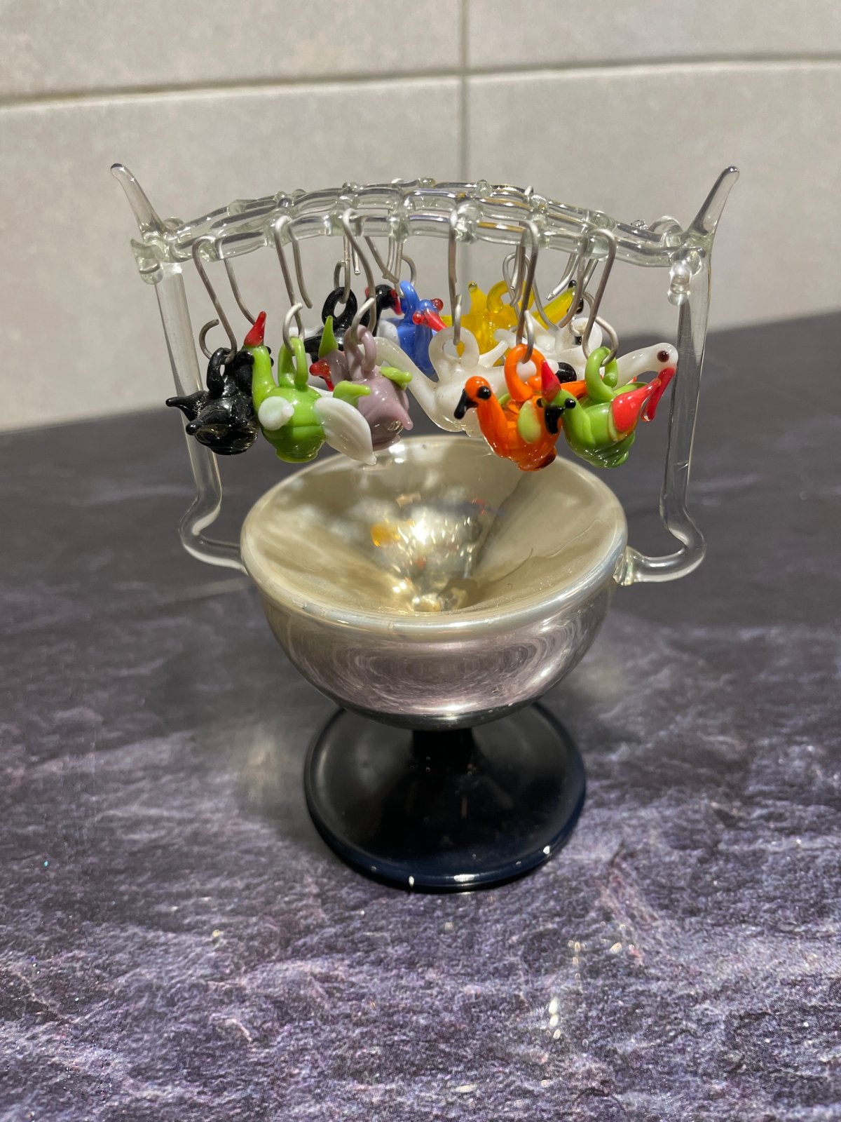 Vintage handgeblazen vogeltjes( glasversiering), Antiek en Kunst, Ophalen