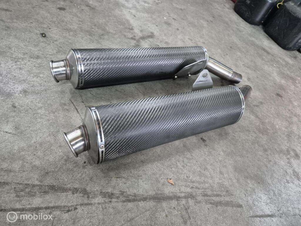 Carbon dempers sportdempers Monster 600 620 695 750 900 1000, Gebruikt, Factorystore.service@ducati.com, Ophalen of Verzenden
