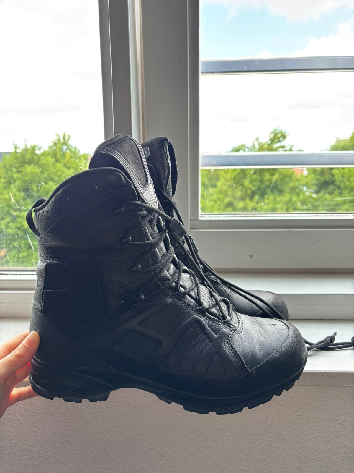 Haix boots, Verzenden, Zwart, Boots, Gedragen