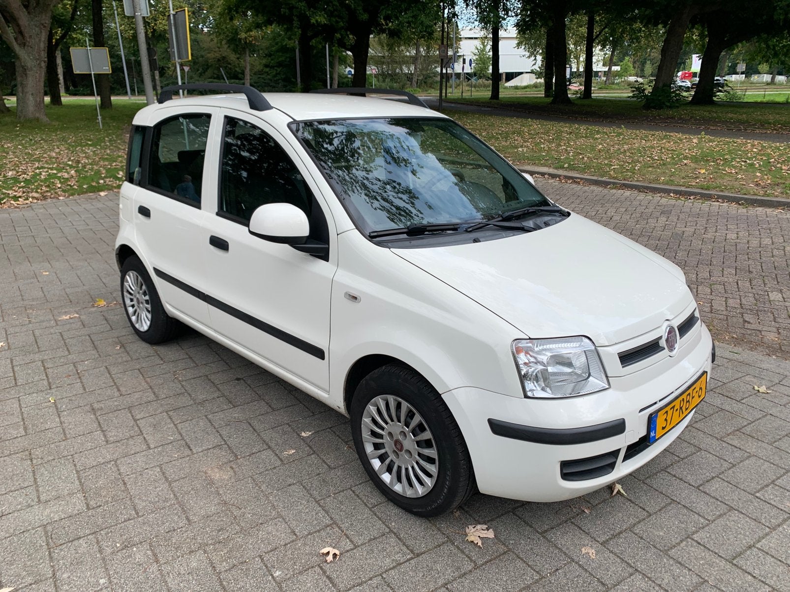 Fiat Panda 1.2 2011 Wit airco., 1242 cc, Wit, Origineel Nederlands, Handgeschakeld