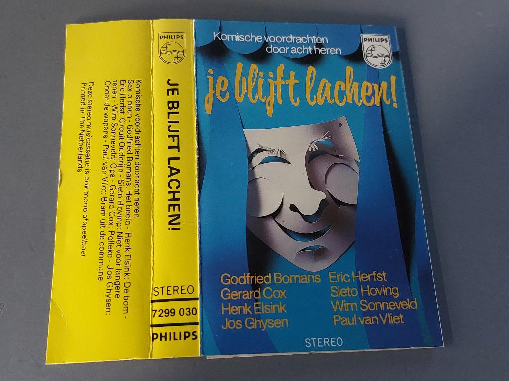 JE BLIJFT LACHEN (MC), 1 bandje, Ophalen of Verzenden, Zo goed als nieuw, Origineel
