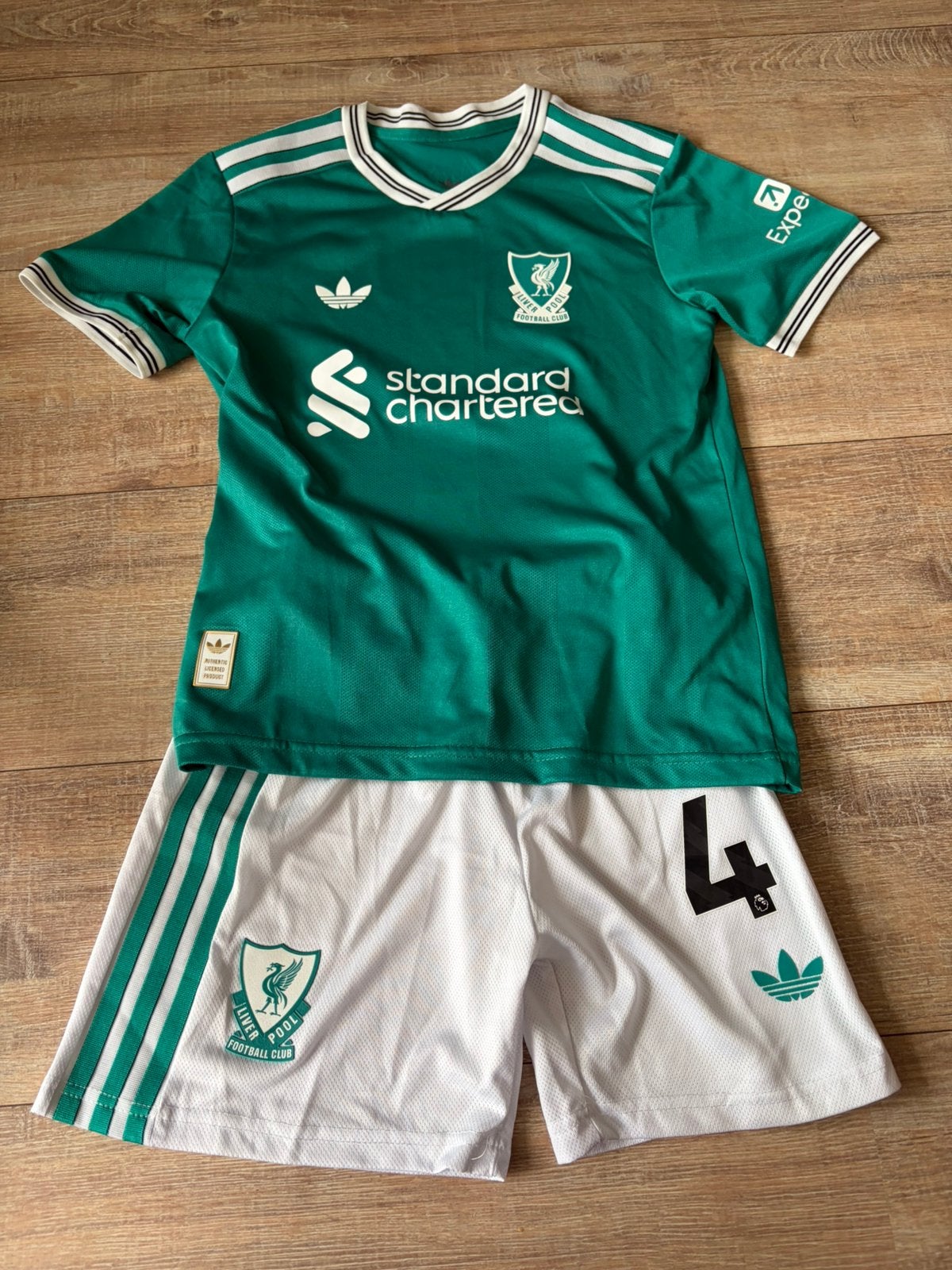Liverpool tenue 25/26 Virgil van Dijk 4, Maat XS of kleiner, Ophalen of Verzenden, Zo goed als nieuw