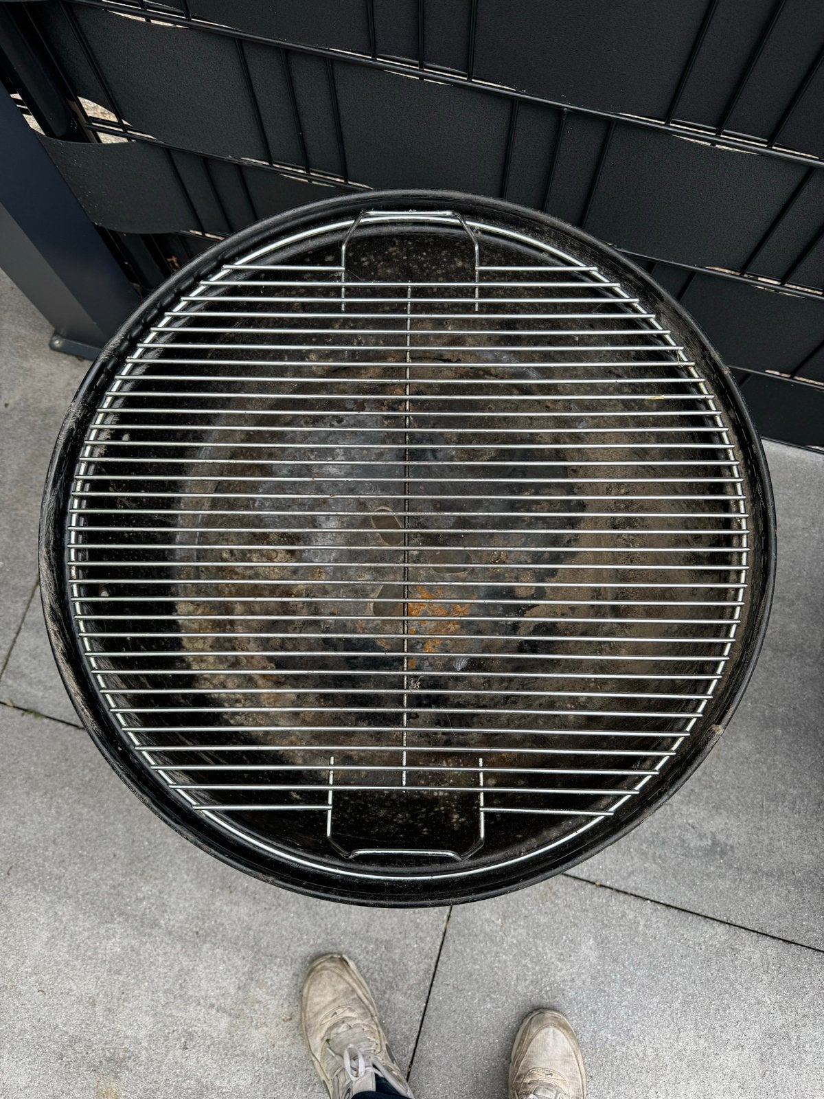 Weber Compact Kettle Houtskoolbarbecue - Zwart, Tuin en Terras, Houtskoolbarbecues, Ophalen, Gebruikt