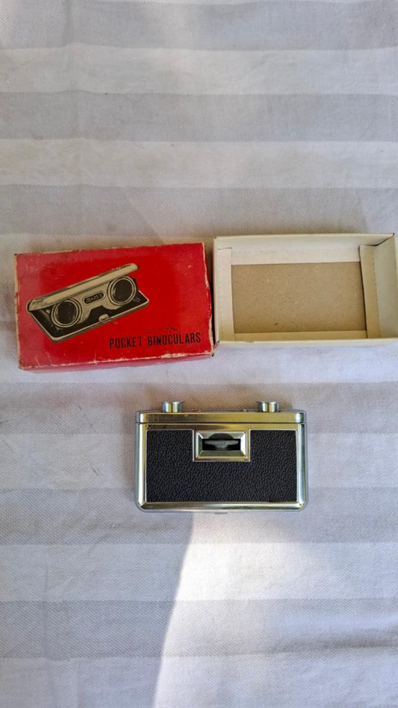 Vintage Japanse Zakverrekijker 2.5x25% met Originele Doos, Ophalen, Gebruikt