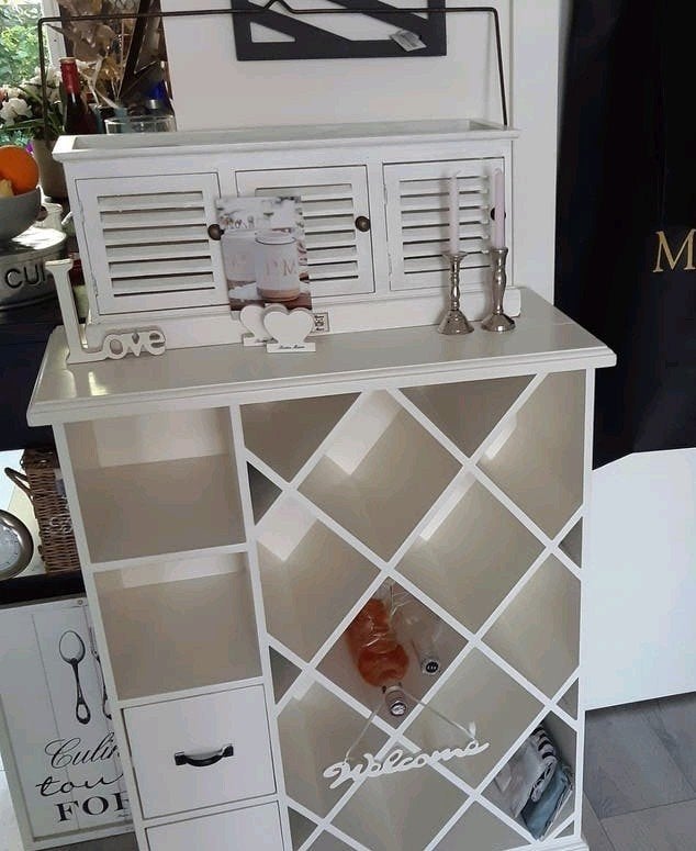 Riviera Maison RM shutter lantern triple (nwpr € 129 ), Huis en Inrichting, Ophalen, Boho, Zo goed als nieuw, Natuurlijk materiaal