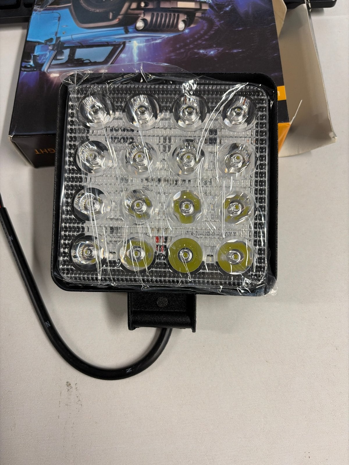 LED Werklamp 16 LED's - Vierkant - 48W - 12V/24V, Auto-onderdelen, Ophalen of Verzenden, Nieuw, Universele onderdelen