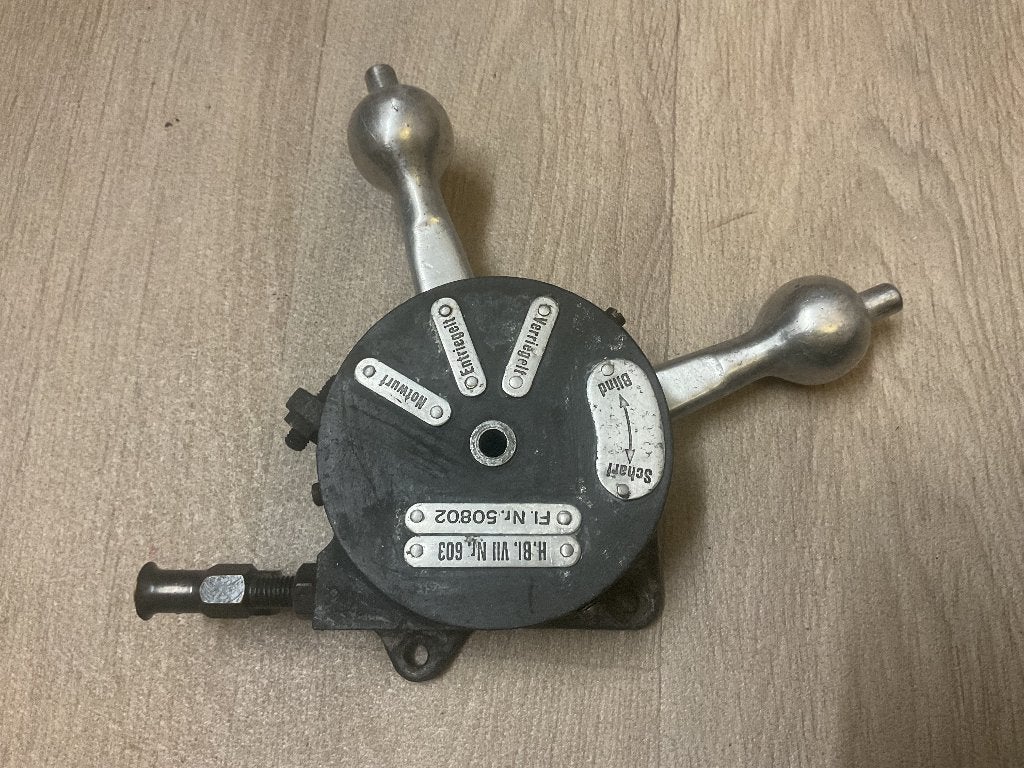 Luftwaffe bomb release handle bom afwerp mechanisme Duits, Verzamelen, Ophalen of Verzenden, Luchtmacht, Duitsland