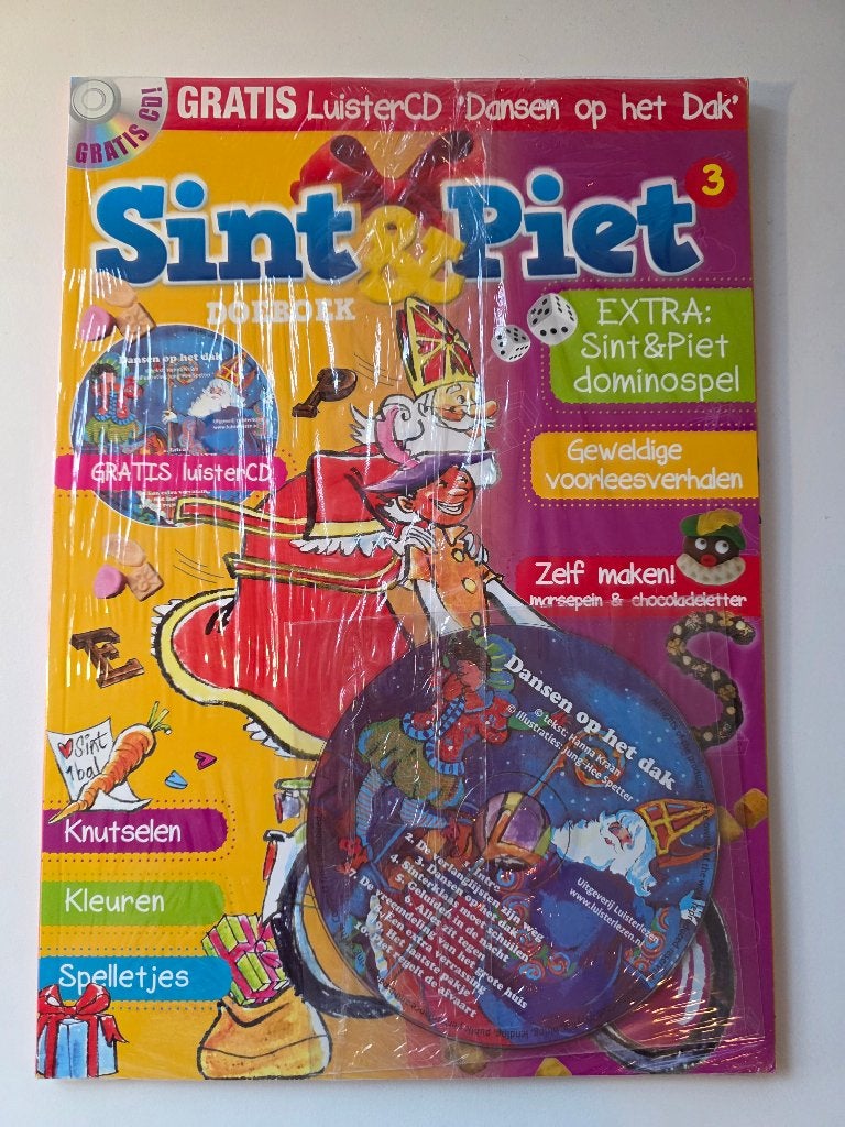 Sint & Piet - doeboek - met CD, Ophalen of Verzenden, Nieuw