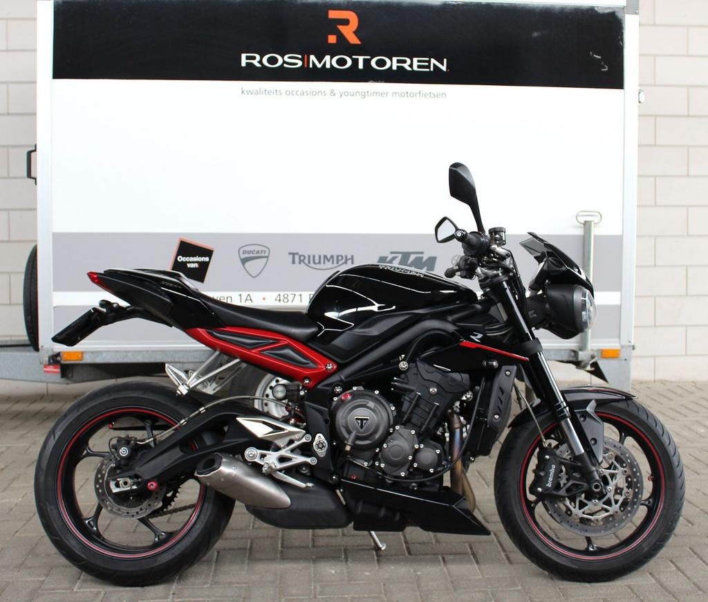 TRIUMPH STREET TRIPLE 765 R (bj 2017) - Topstaat ! -, Motoren, Motoren | Triumph, Motorrijbewijs A, Bedrijf, Onbekend, Onbekend