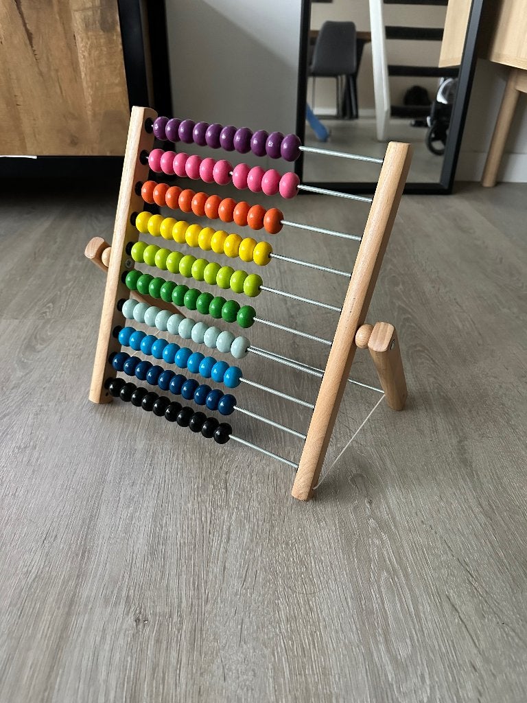 Houten telraam, Kinderen en Baby's, Speelgoed | Houten speelgoed, Ophalen of Verzenden, Gebruikt, Overige typen