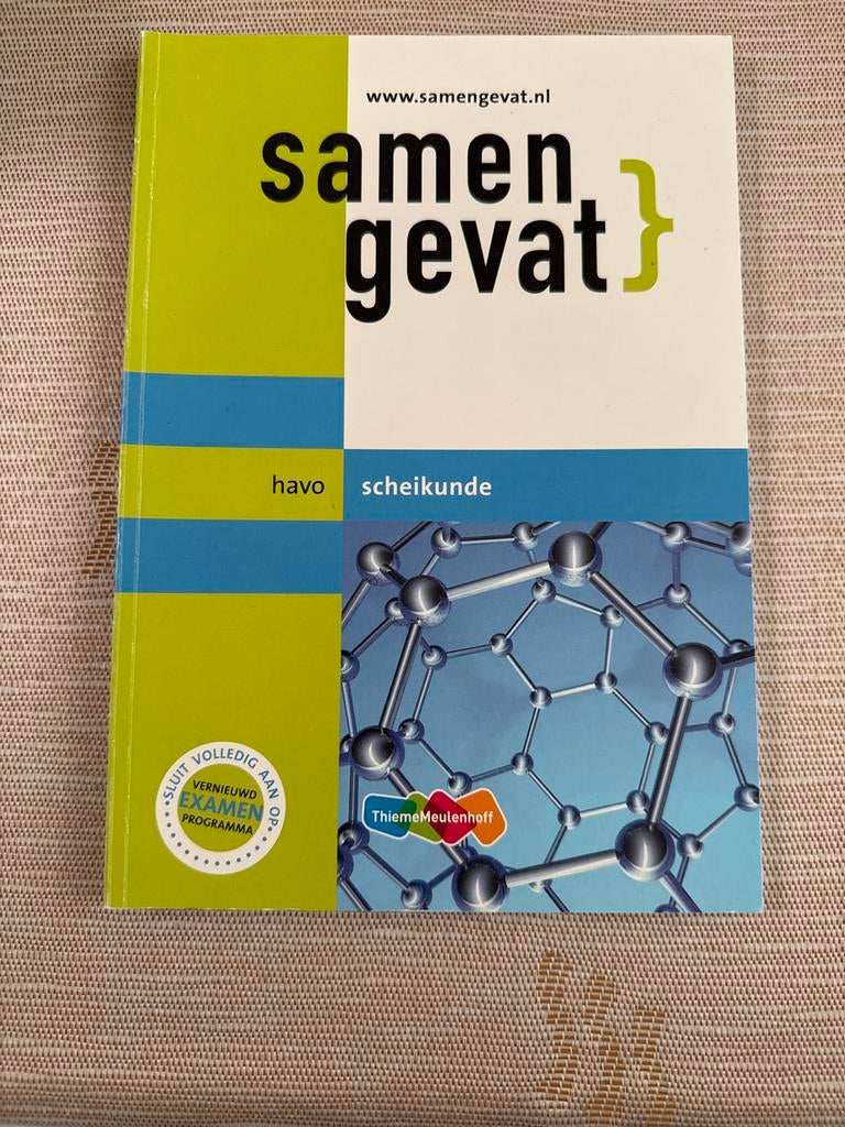 Samengevat havo scheikunde - Examenvoorbereiding, Boeken, Schoolboeken, Ophalen of Verzenden, Zo goed als nieuw, HAVO, Scheikunde