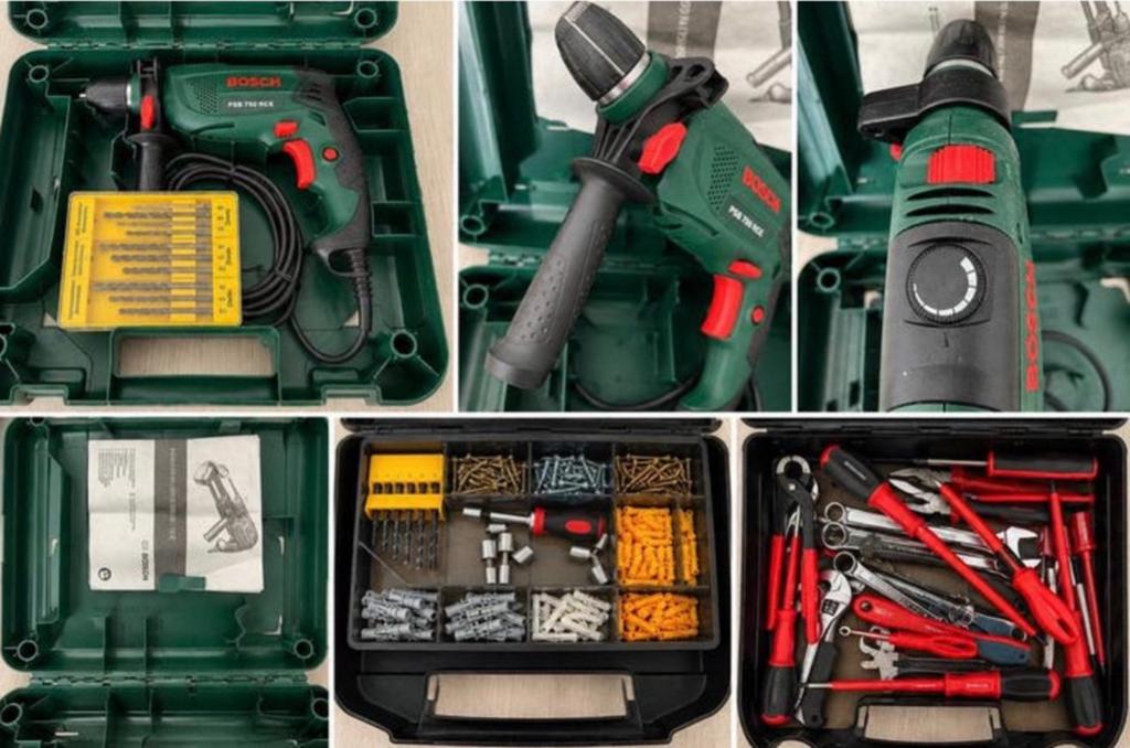 Bosch klopboormachine Ringsleutels steeksleutel doppen Bahco, Doe-het-zelf en Verbouw, Gereedschap | Boormachines, 600 watt of meer