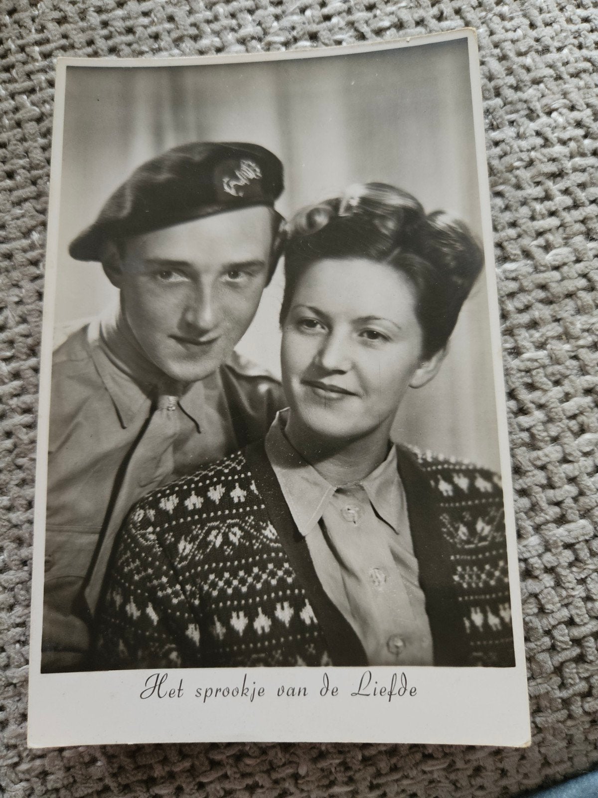 soldaat Het sprookje van de Liefde' - Stel, Verzamelen, Gebruikt, Foto, Ophalen of Verzenden, Voor 1940