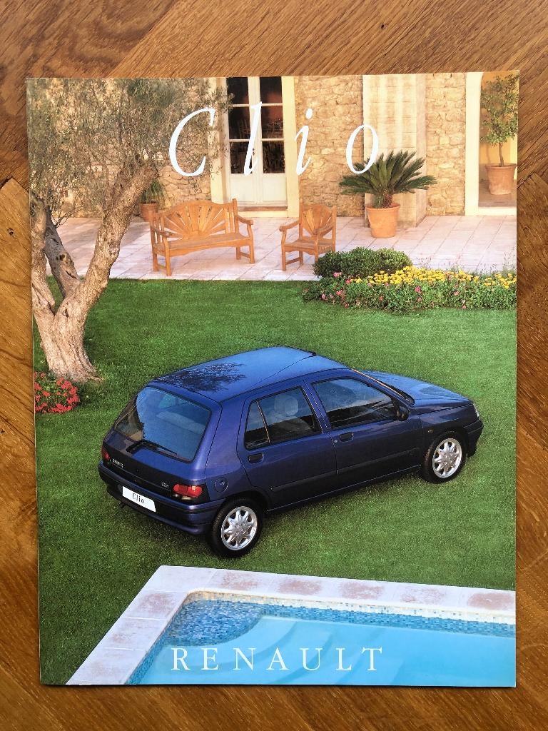 Renault Clio folder 1995, Verzenden, Renault, Nieuw, Renault