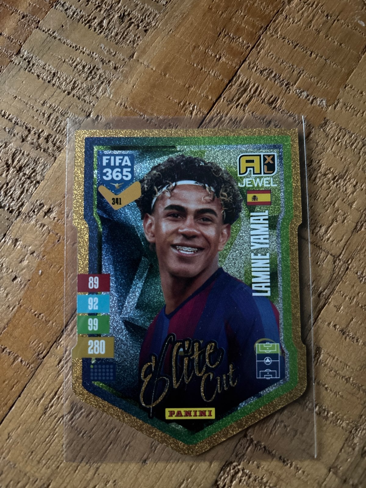 Panini FIFA 365 Adrenalyn XL Lamine Yamal Elite Cut, Ophalen of Verzenden, Nieuw, Buitenlandse clubs, Spelerskaart
