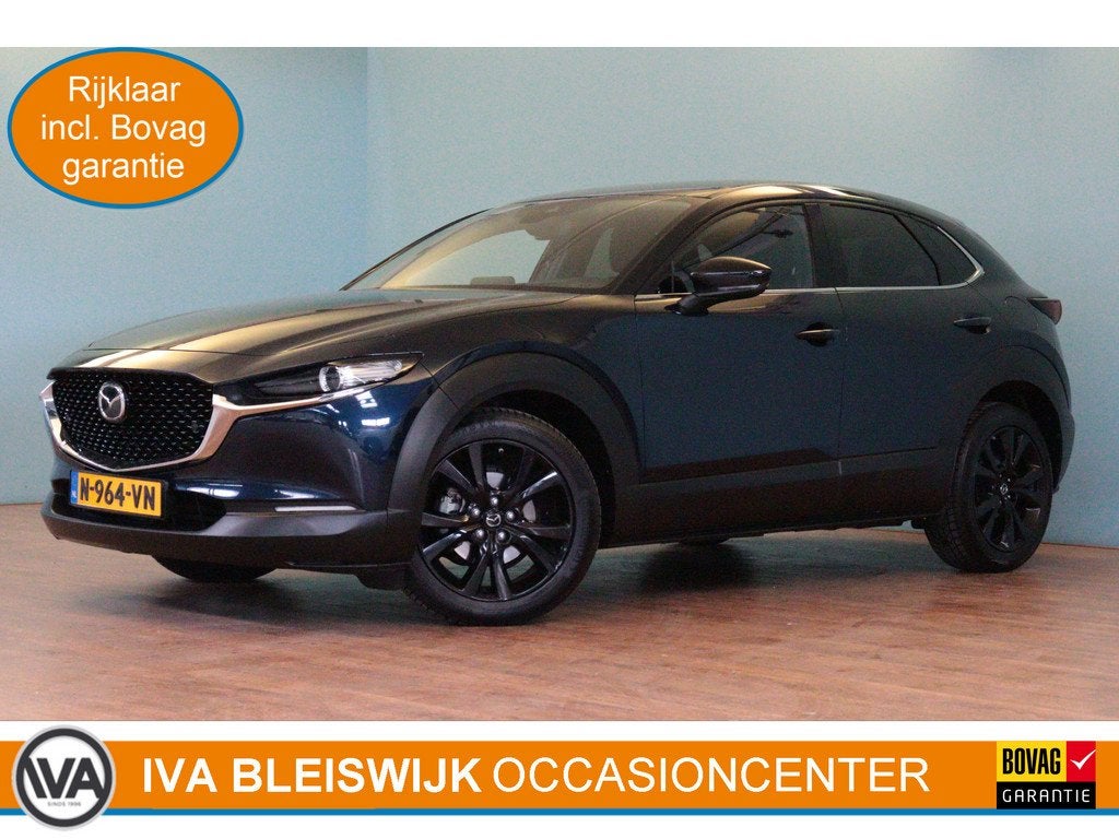 Mazda CX-30 2.0 e-SkyActiv-X M Hybrid Sportive Automaat | NA, Auto's, Mazda, 1998 cc, Gebruikt, Euro 6, Blauw