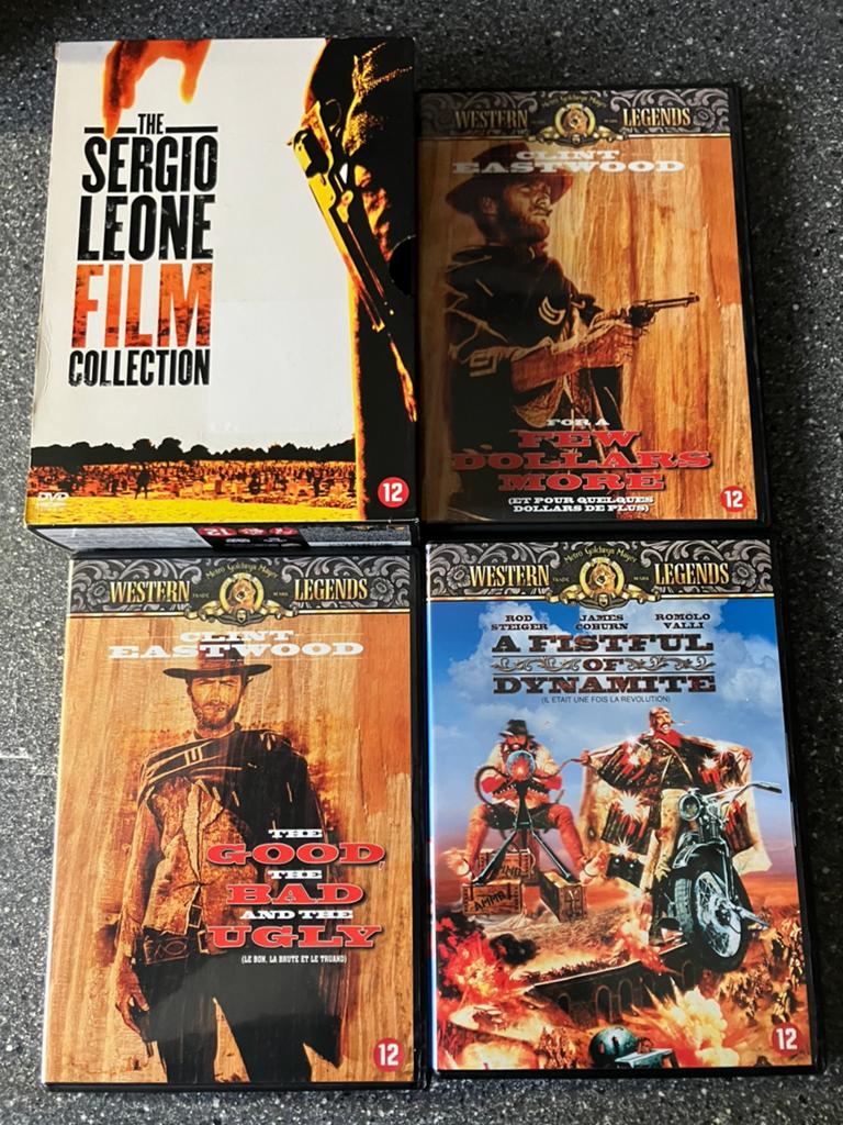 Sergio Leone - Film Collection 3-Dvd Box, 1960 tot 1980, Ophalen of Verzenden, Zo goed als nieuw, Actie en Avontuur