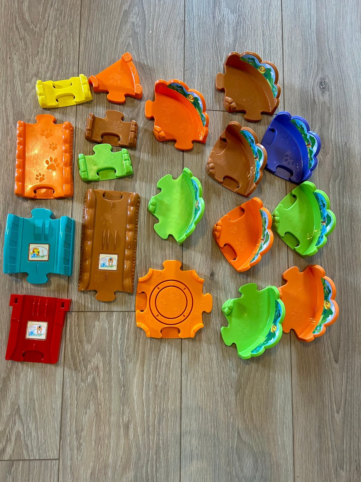 Vtech zoef zoef dieren wegdelen 18 delig, Ophalen of Verzenden, Gebruikt, 2 tot 4 jaar