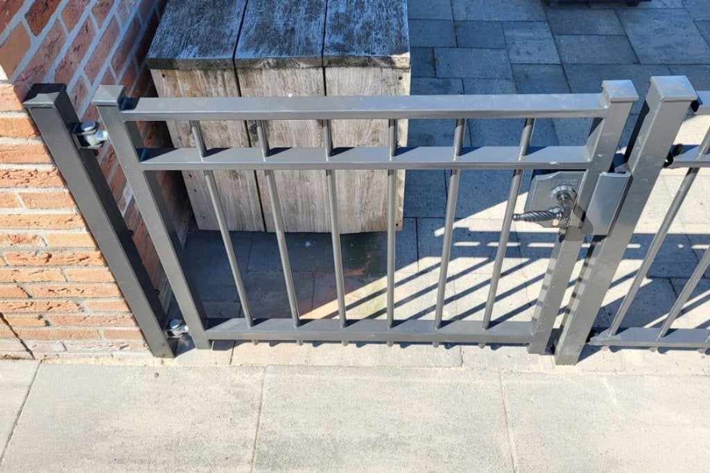 Looppoort - compacte zijtoegang, Ophalen, IJzer, 200 cm of meer, Looppoort