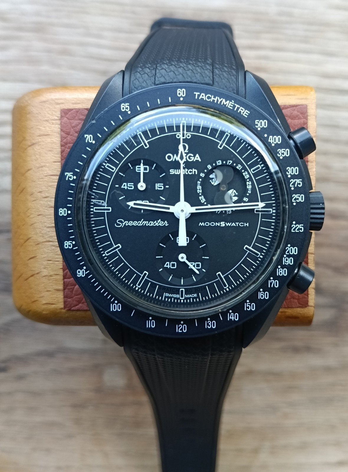 Omega x Swatch MoonSwatch Mission to the Moonphase - New Moo, Ophalen, Kunststof, Polshorloge, Swatch