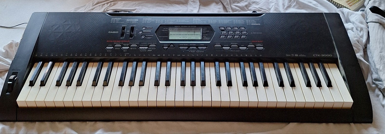 Casio CTK-3000 Keyboard,61 toetsen,400 klanken,leersysteem, Ophalen, Casio, 61 toetsen, Zo goed als nieuw