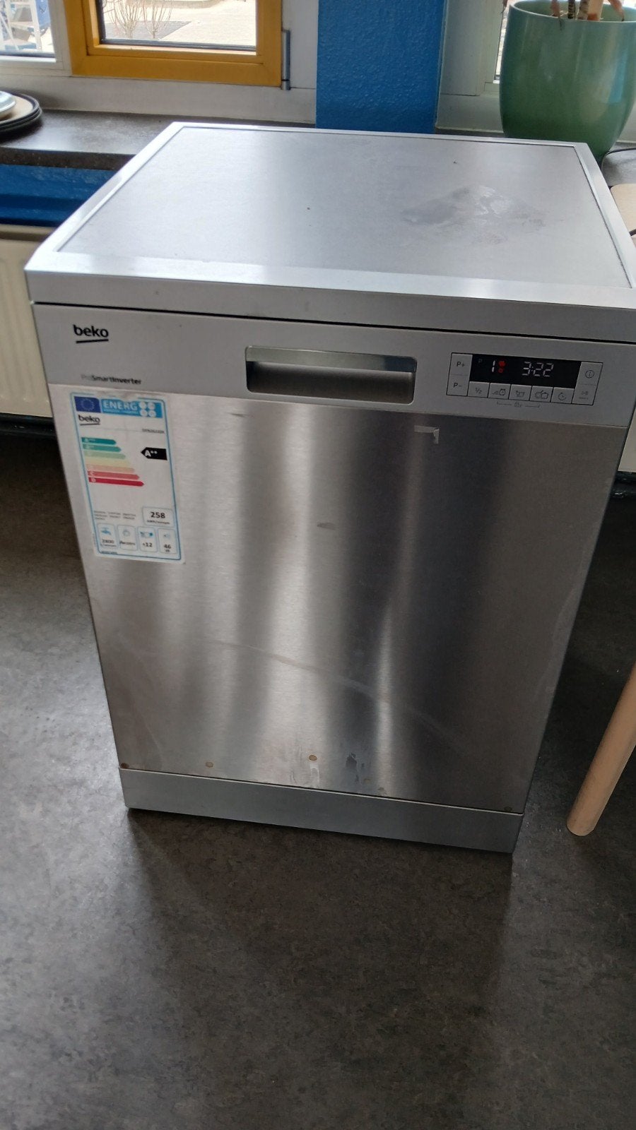 Beko ProSmartInverter Vaatwasser - Defect!, 60 cm of meer, Ophalen of Verzenden, Energieklasse A of zuiniger, Niet werkend