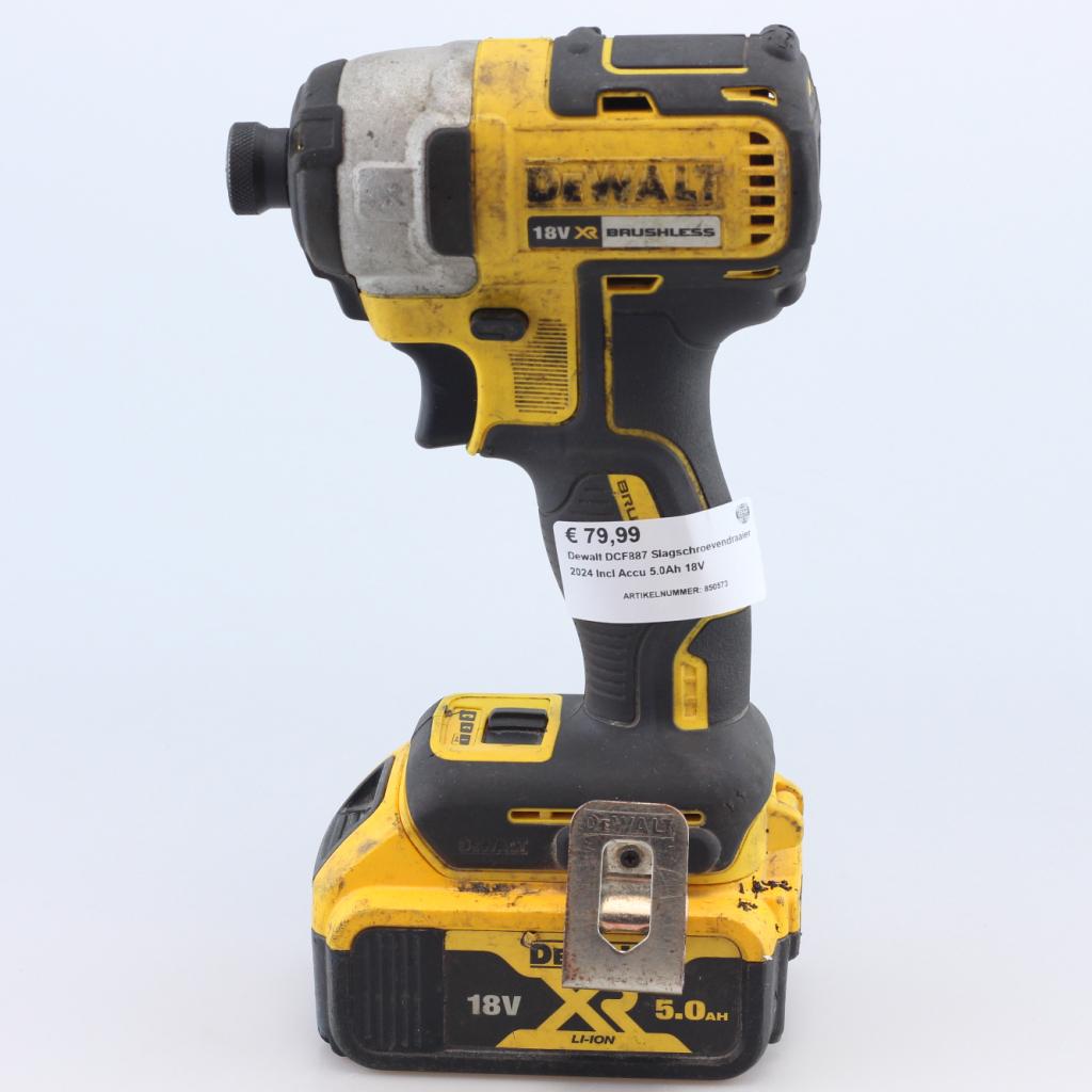 Dewalt DCF887 Slagschroevendraaier 2024 Incl Accu 5.0Ah 18V, Dewalt, Zo goed als nieuw, Support@dewalt.com, 701 E. Joppa Road
Towson, MD 21286
USA
